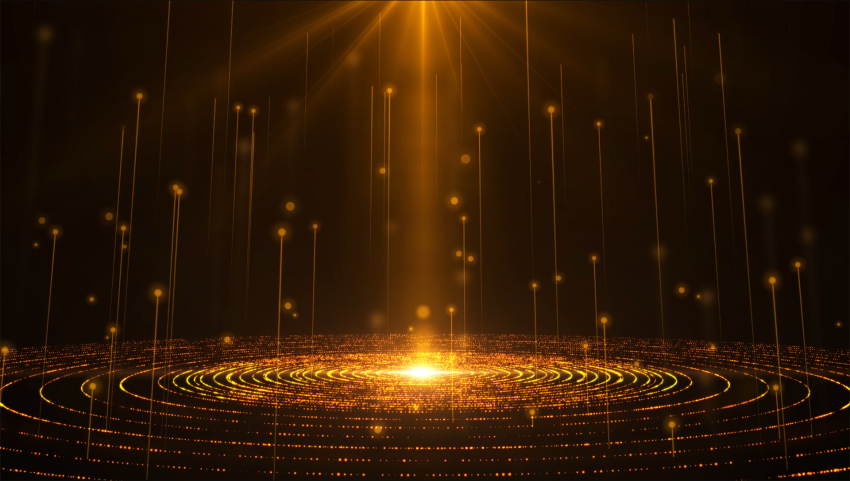 4K Gold Particles Rising Award Stage Background Video Template, Download  And Customize - Lovepik
