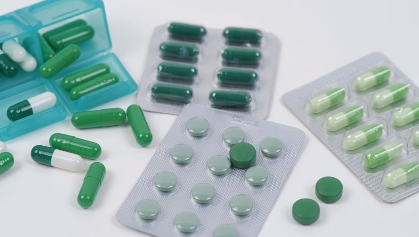 Green pills.